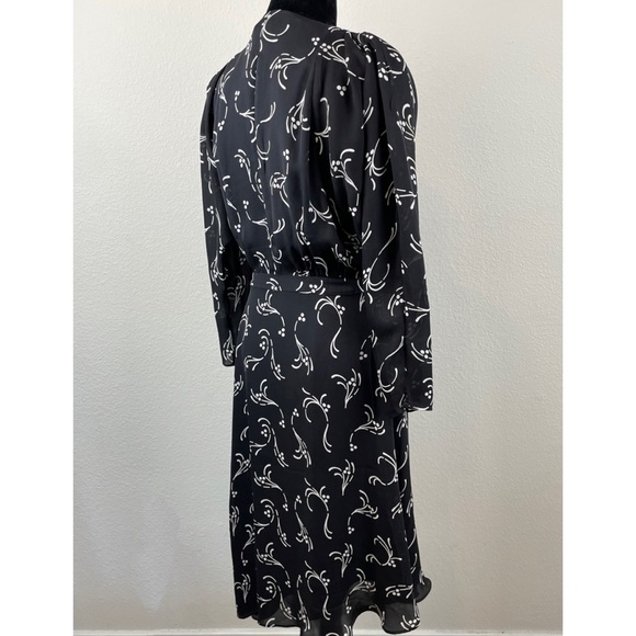 JOIE • Acantha Asymmetrical Wrap Silk Dress - Picture 10 of 16